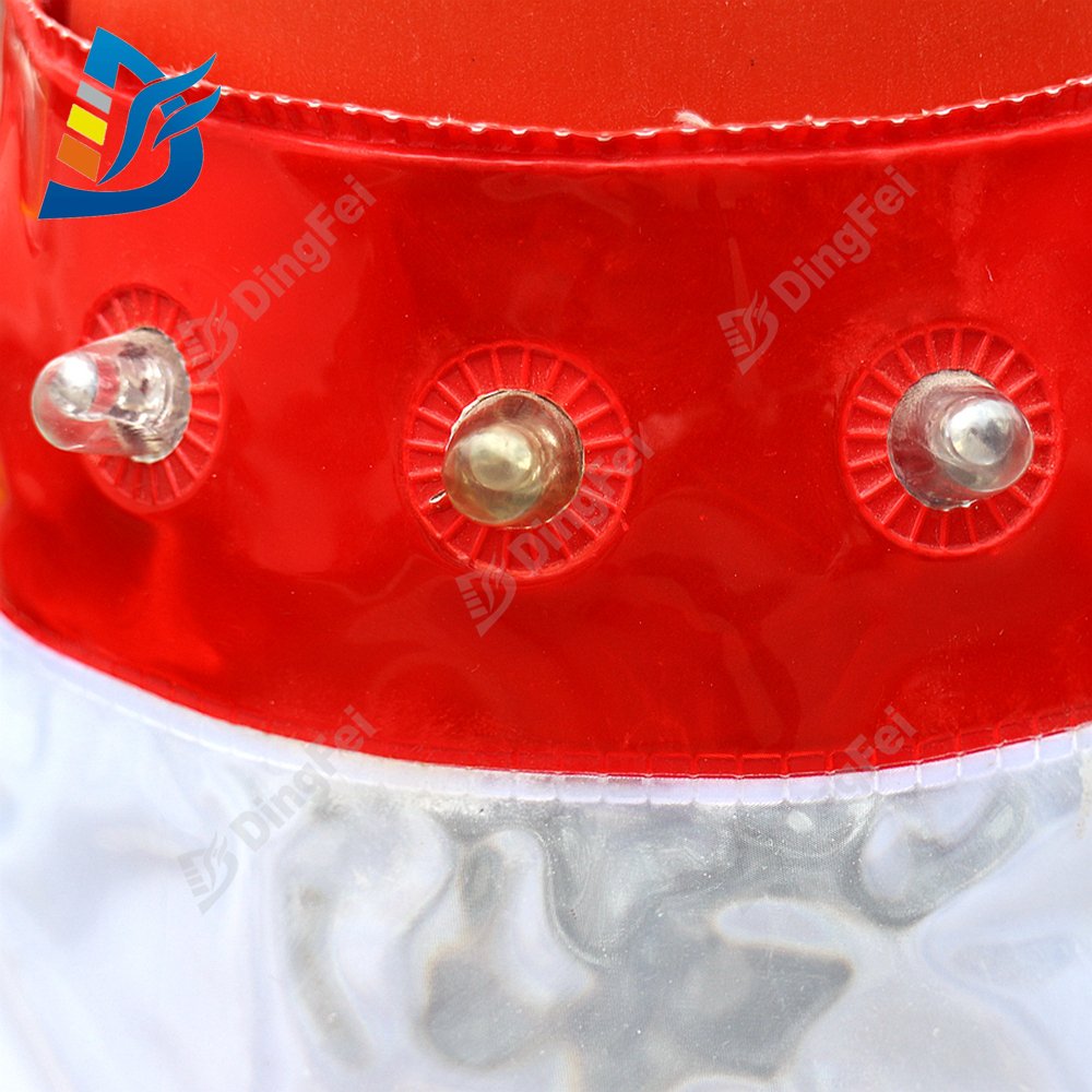 LED Lighted Reflective Traffic Cone Collars Sleeve For Traffic Cone - 